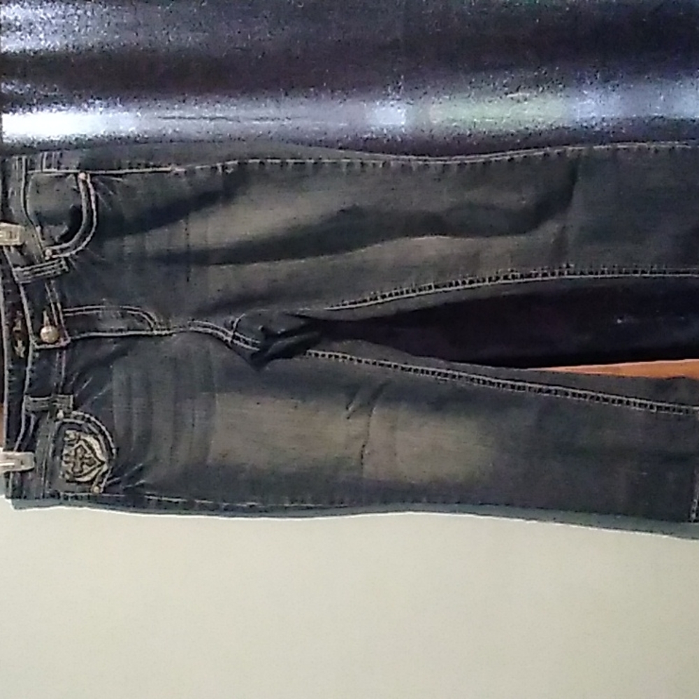 Angel Cross Blue Jeans